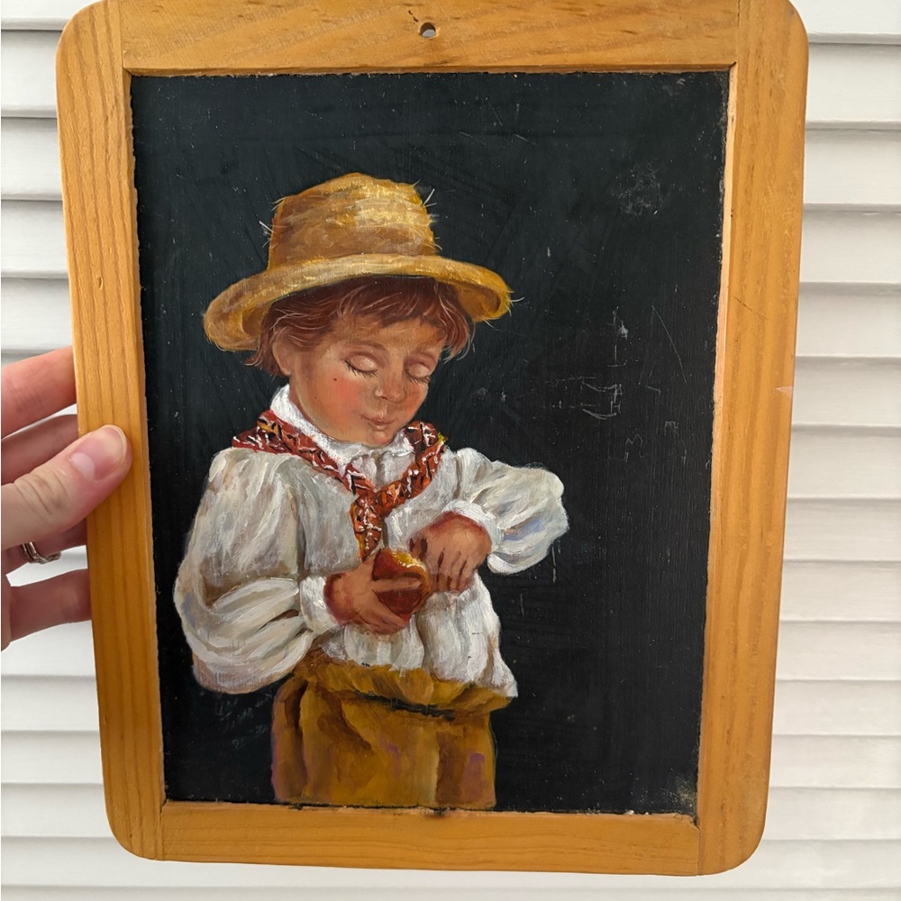 Chalkboard painting